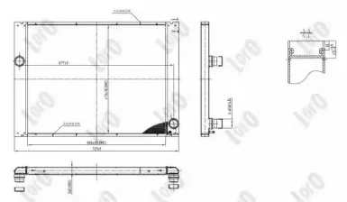 004-017-0042-B LORO Радиатор, охлаждение двигателя 004-017-0042-B LORO Радиатор, охлаждение двигателя