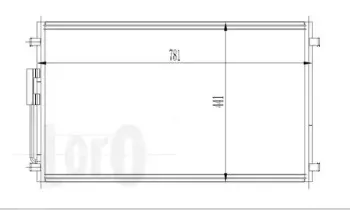 008-016-0004 LORO Конденсатор, кондиционер 008-016-0004 LORO Конденсатор, кондиционер