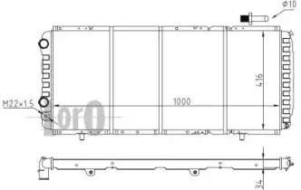 009-017-0007 LORO Радиатор, охлаждение двигателя 009-017-0007 LORO Радиатор, охлаждение двигателя