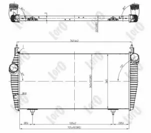 009-018-0014 LORO Интеркулер 009-018-0014 LORO Интеркулер