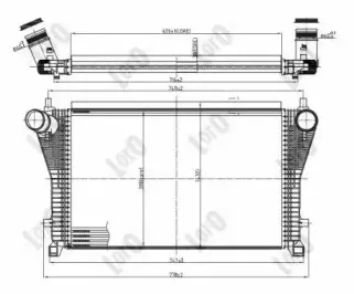 053-018-0014 LORO Интеркулер 053-018-0014 LORO Интеркулер