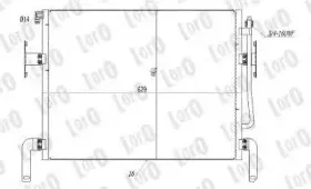 T16-04-002 LORO Конденсатор, кондиционер T16-04-002 LORO Конденсатор, кондиционер