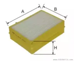 AG 1008 CF GOODWILL Фильтр, воздух во внутренном пространстве AG 1008 CF GOODWILL Фильтр, воздух во внутренном пространстве