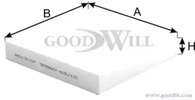 AG 131 CF GOODWILL Фильтр, воздух во внутренном пространстве AG 131 CF GOODWILL Фильтр, воздух во внутренном пространстве