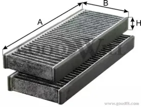 AG 161 2K CFC GOODWILL Фильтр, воздух во внутренном пространстве AG 161 2K CFC GOODWILL Фильтр, воздух во внутренном пространстве