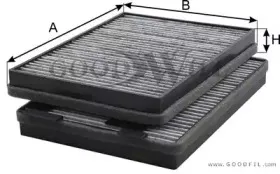 AG 174 2K CFC GOODWILL Фильтр, воздух во внутренном пространстве AG 174 2K CFC GOODWILL Фильтр, воздух во внутренном пространстве