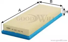 AG 209 GOODWILL Воздушный фильтр AG 209 GOODWILL Воздушный фильтр