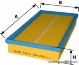 AG 229 GOODWILL Воздушный фильтр AG 229 GOODWILL Воздушный фильтр