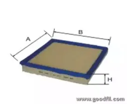 AG 252 GOODWILL Воздушный фильтр AG 252 GOODWILL Воздушный фильтр