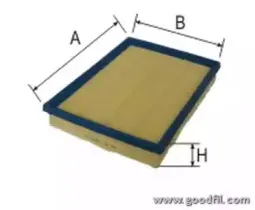 AG 267 GOODWILL Воздушный фильтр AG 267 GOODWILL Воздушный фильтр