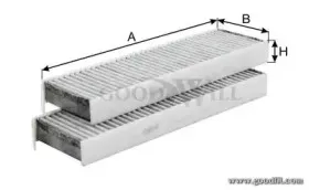 AG 296 2K CFC GOODWILL Фильтр, воздух во внутренном пространстве AG 296 2K CFC GOODWILL Фильтр, воздух во внутренном пространстве