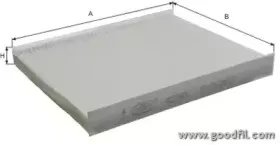 AG 329 CF GOODWILL Фильтр, воздух во внутренном пространстве AG 329 CF GOODWILL Фильтр, воздух во внутренном пространстве