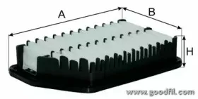 AG 358 GOODWILL Воздушный фильтр AG 358 GOODWILL Воздушный фильтр