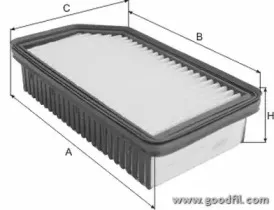 AG 362 GOODWILL Воздушный фильтр AG 362 GOODWILL Воздушный фильтр