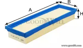 AG 372 GOODWILL Воздушный фильтр AG 372 GOODWILL Воздушный фильтр