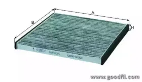 AG 410 CFC GOODWILL Фильтр, воздух во внутренном пространстве AG 410 CFC GOODWILL Фильтр, воздух во внутренном пространстве