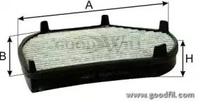 AG 453 CFC GOODWILL Фильтр, воздух во внутренном пространстве AG 453 CFC GOODWILL Фильтр, воздух во внутренном пространстве