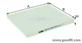 AG 513 CF GOODWILL Фильтр, воздух во внутренном пространстве AG 513 CF GOODWILL Фильтр, воздух во внутренном пространстве