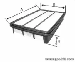 AG 523 GOODWILL Воздушный фильтр AG 523 GOODWILL Воздушный фильтр