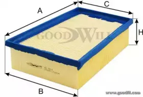 AG 563 GOODWILL Воздушный фильтр AG 563 GOODWILL Воздушный фильтр