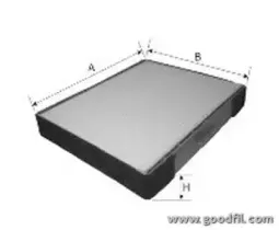 AG 575 CF GOODWILL Фильтр, воздух во внутренном пространстве AG 575 CF GOODWILL Фильтр, воздух во внутренном пространстве