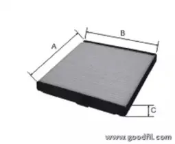 AG 629 CF GOODWILL Фильтр, воздух во внутренном пространстве AG 629 CF GOODWILL Фильтр, воздух во внутренном пространстве