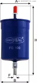 FG 100 GOODWILL Топливный фильтр FG 100 GOODWILL Топливный фильтр