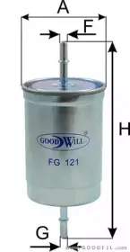 FG 121 GOODWILL Топливный фильтр FG 121 GOODWILL Топливный фильтр