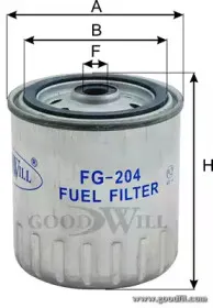 FG 204 GOODWILL Топливный фильтр FG 204 GOODWILL Топливный фильтр