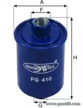 FG 410 GOODWILL Топливный фильтр FG 410 GOODWILL Топливный фильтр