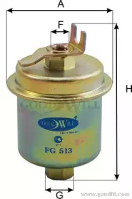 FG 513 GOODWILL Топливный фильтр FG 513 GOODWILL Топливный фильтр