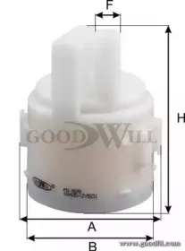FG 529 GOODWILL Топливный фильтр FG 529 GOODWILL Топливный фильтр