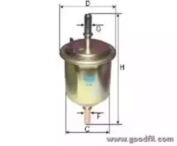 FG 606 GOODWILL Топливный фильтр FG 606 GOODWILL Топливный фильтр