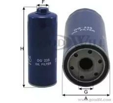 OG 235 GOODWILL Масляный фильтр OG 235 GOODWILL Масляный фильтр