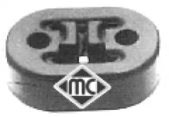 02726 METALCAUCHO Буфер, глушитель 02726 METALCAUCHO Буфер, глушитель