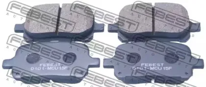 0101-MCU15F FEBEST Комплект тормозных колодок, дисковый тормоз 0101-MCU15F FEBEST Комплект тормозных колодок, дисковый тормоз