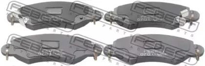 0701-WRF FEBEST Комплект тормозных колодок, дисковый тормоз 0701-WRF FEBEST Комплект тормозных колодок, дисковый тормоз