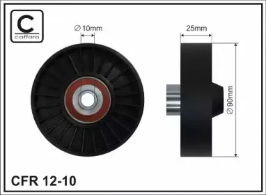 12-10 CAFFARO Паразитный / ведущий ролик, поликлиновой ремень 12-10 CAFFARO Паразитный / ведущий ролик, поликлиновой ремень