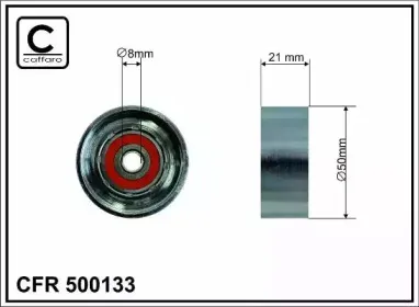 500133 CAFFARO Паразитный / Ведущий ролик, зубчатый ремень 500133 CAFFARO Паразитный / Ведущий ролик, зубчатый ремень