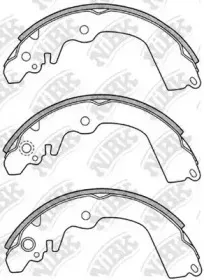 FN6701 NiBK Комплект тормозных колодок FN6701 NiBK Комплект тормозных колодок