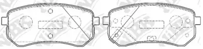 PN0526 NiBK Комплект тормозных колодок, дисковый тормоз PN0526 NiBK Комплект тормозных колодок, дисковый тормоз