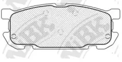PN5809 NiBK Комплект тормозных колодок, дисковый тормоз PN5809 NiBK Комплект тормозных колодок, дисковый тормоз