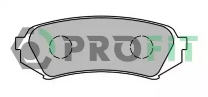 5000-1457 PROFIT Комплект тормозных колодок, дисковый тормоз 5000-1457 PROFIT Комплект тормозных колодок, дисковый тормоз