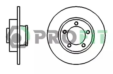 5010-1498 PROFIT Тормозной диск 5010-1498 PROFIT Тормозной диск