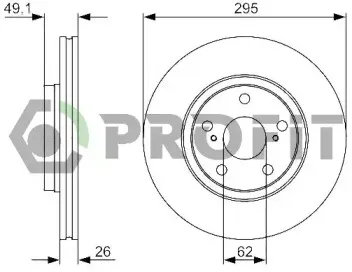 5010-1756 PROFIT Тормозной диск 5010-1756 PROFIT Тормозной диск