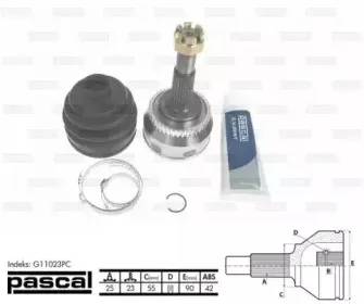 G11023PC PASCAL Шарнирный комплект, приводной вал G11023PC PASCAL Шарнирный комплект, приводной вал