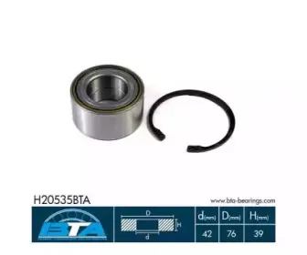 H20535BTA BTA Комплект подшипника ступицы колеса H20535BTA BTA Комплект подшипника ступицы колеса