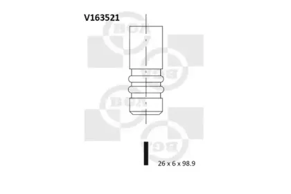 V163521 BGA Выпускной клапан V163521 BGA Выпускной клапан