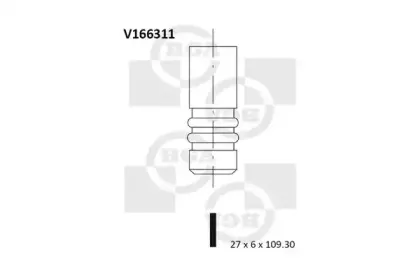 V166311 BGA Выпускной клапан V166311 BGA Выпускной клапан