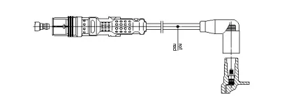 1A0166 BREMI Провод зажигания 1A0166 BREMI Провод зажигания